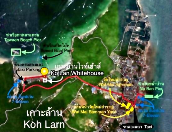 Koh Larn White House Hotel Bagian luar foto